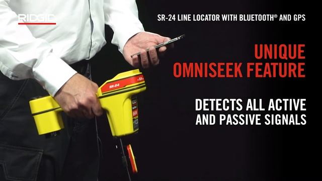 RIDGID® SeeTech® SR-24 Line Locator with Bluetooth® and GPS Features смотреть онлайн