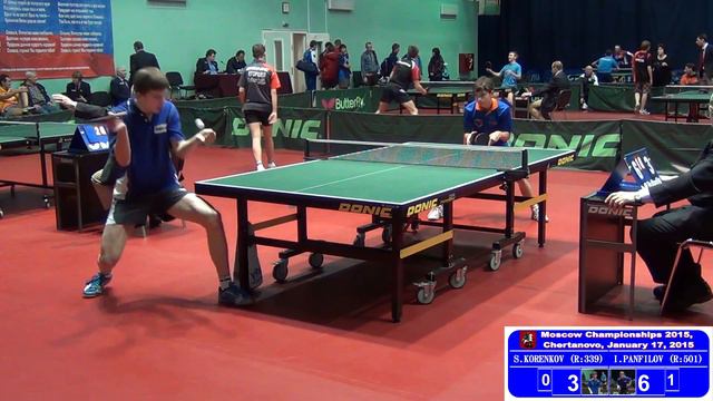 Sergey KORENKOV - Ilya PANFILOV Настольный теннис, Table Tennis