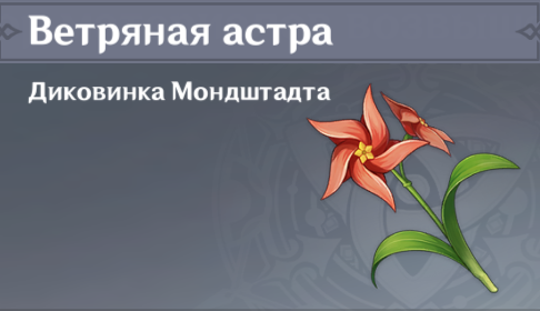Genshin Impact Собираем Ветряные Астры