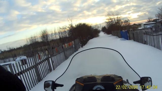 Гонки на снегоходах!!! смотреть онлайн