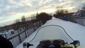 Гонки на снегоходах!!!