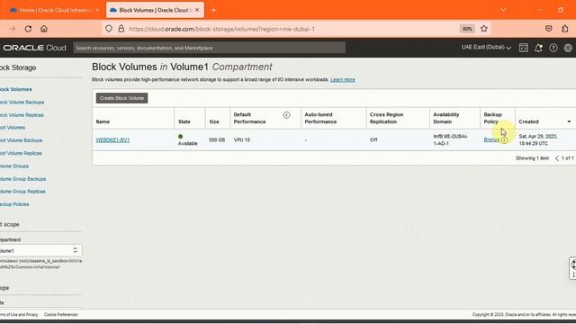 Oracle Cloud - Backup Block Volume - Part 3 смотреть онлайн