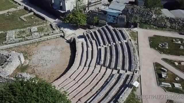 Херсонес Таврический, Крым - аэросъёмка чудес России смотреть онлайн