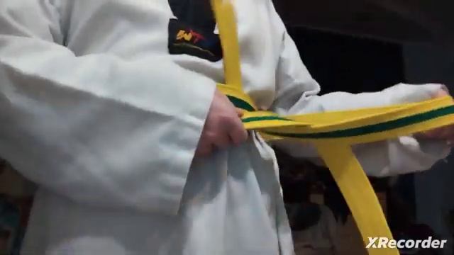 Как завязывать пояс в тхэквондо ВТФ? смотреть онлайн