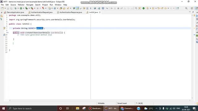 spring security JWT part 8 смотреть онлайн