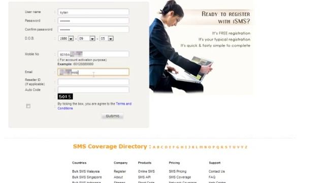 How To Get Free 5 iSMS Credit ? - Tutorial | isms.com.my смотреть онлайн