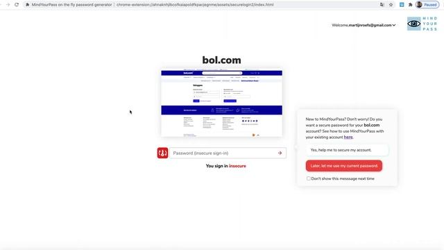 MindYourPass Browser Plug-In - Password Generator смотреть онлайн