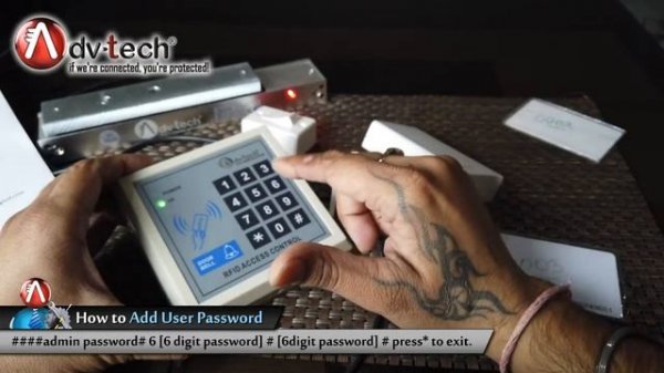 RFID Access Control Reader AD MG236B Connection Diagram & Configuration