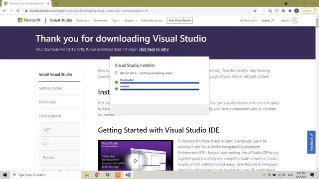 How to download and install C# on windows 10? | Easy and Fast | Step by Step смотреть онлайн