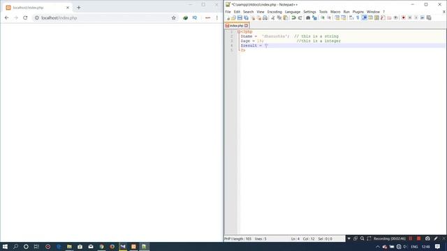 PHP Tutorials (සිංහලෙන්) #3 - Basic Codeing Part 2 | Variable Handling & String Concatenation смотреть онлайн