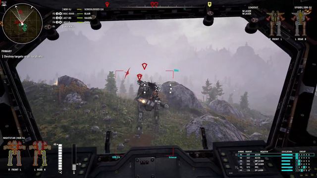 MechWarrior 5 - NightStar Dual AC 20's Drop the Hammer смотреть онлайн