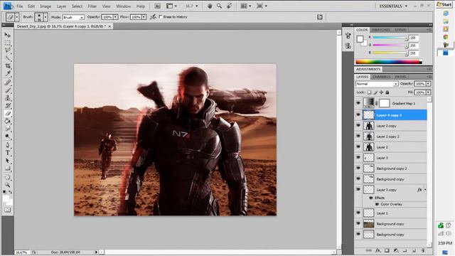 Mass Effect Speed Art смотреть онлайн