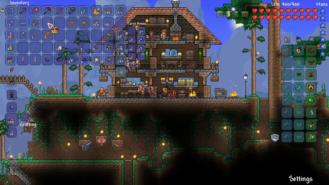 Terraria 1.3 Expert Summoner Part 6 | Queen Bee & Skeletron Battle! смотреть онлайн
