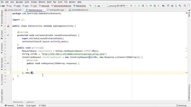 android network Hướng dẫn parse json sử dụng volley lab3 b2 смотреть онлайн