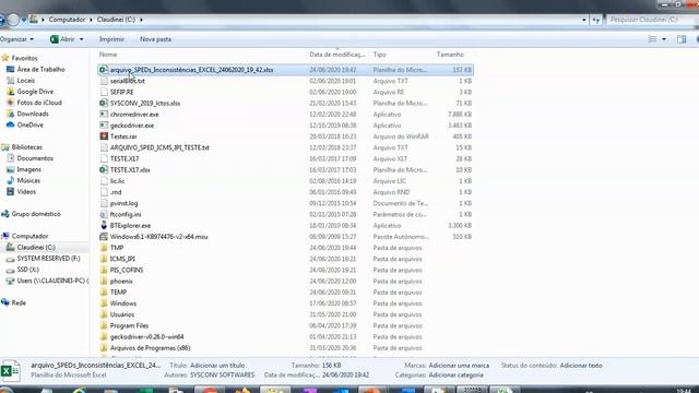 SPED XML EXCEL - Cruzamento de informações do arquivo SPED Fiscal X EFD-Contribuições. смотреть онлайн