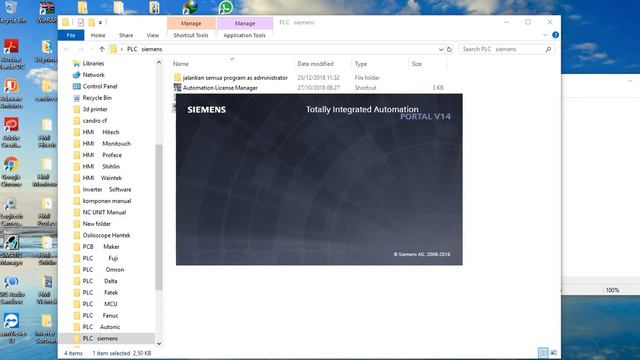 TIA v14 and Step7 on win10 ver 1809 смотреть онлайн