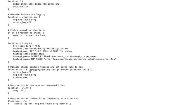 How can I combine similar configuration info of server blocks in nginx? смотреть онлайн