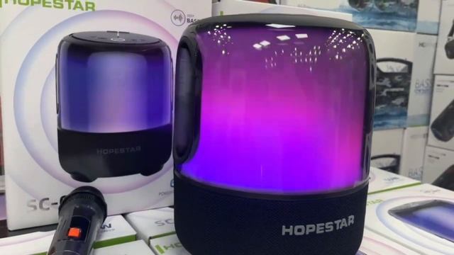 HOPESTAR SC-01 Waterproof LED Light Wireless Bluetooth Speaker смотреть онлайн