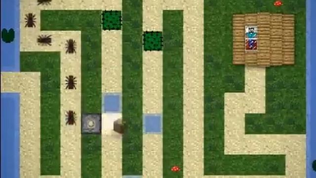 [Онлайн Игры] Minecraft защита башни смотреть онлайн