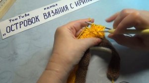 Вязание спицами домашние тапочки #185