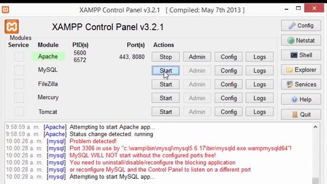 Problema Servidor XMAPP No conecta: Apache ni Mysql. RESUELTO 100% смотреть онлайн
