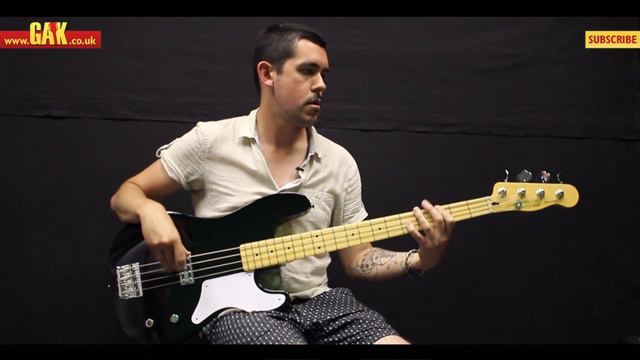 Squier Vintage Modified Cabronita Precision Bass - Demo at GAK смотреть онлайн