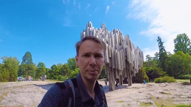 Памятник Яну Сибелиусу [Хельсинки, Финляндия] смотреть онлайн