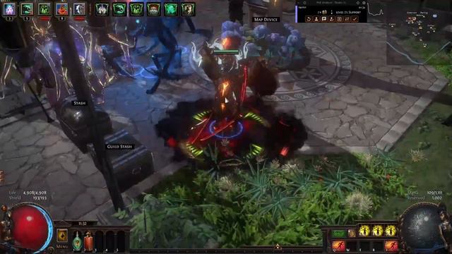 Low Budget (3 Divine Orbs) Carrion Golem 3.21 Build. 7 Million dps смотреть онлайн