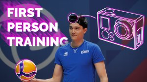ТРЕНИРОВКА ОТ ПЕРВОГО ЛИЦА | МАЙКА КРИСТЕНСОН | VOLLEYBALL FIRST PERSON TRAINING