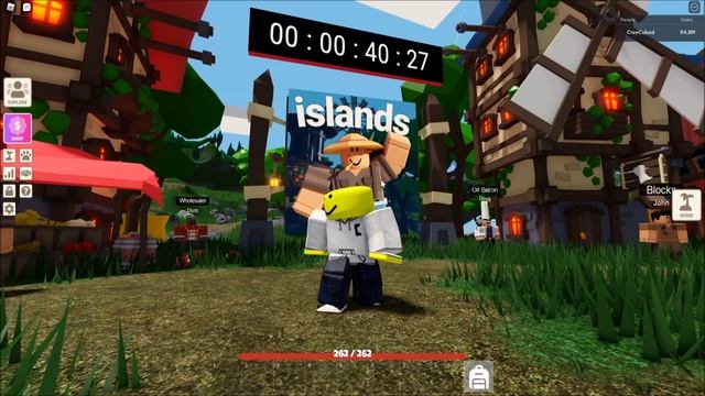 ОДИН ЧАС... Роблокс скайблок смотреть онлайн