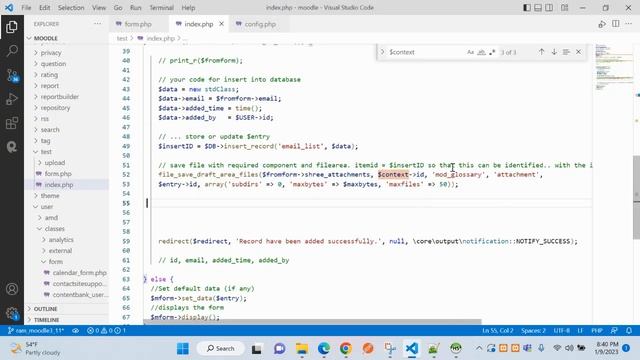 Moodle Tutorial for Developers (Part-6: Filemanager part - 2) смотреть онлайн