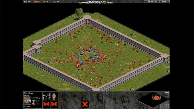 Age of Empires | 7 legions vs 200 axeman смотреть онлайн