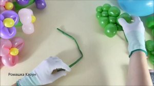 ЦВЕТЫ ИЗ ШАРИКОВ фиалки в горшке Balloon Flower Bouquet TUTORIAL