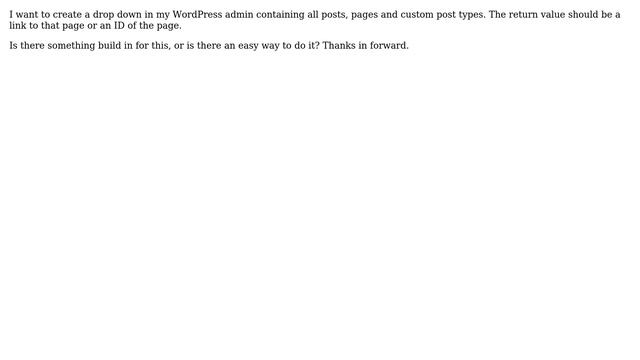 Wordpress: List all posts, pages and custom post types in admin смотреть онлайн