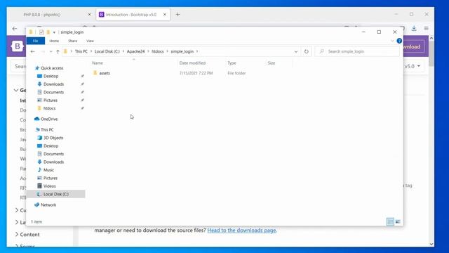 PHP Beyond Basics: /PHP8/MARIA DB/BOOTSTRAP - 5/-Simple Login #1 (2021) смотреть онлайн