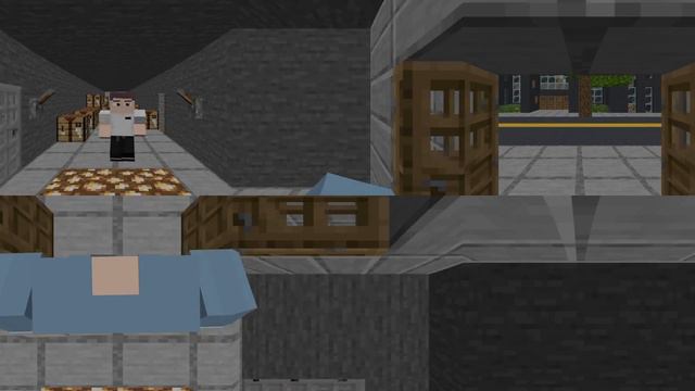 EARTHQUAKE 360/VR Video - Minecraft Animation смотреть онлайн