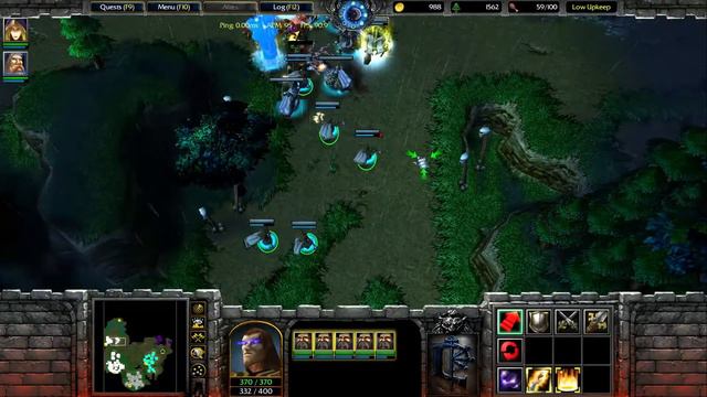 Warcraft 3 Single Mission classic: Lordaeron In The Abyss смотреть онлайн