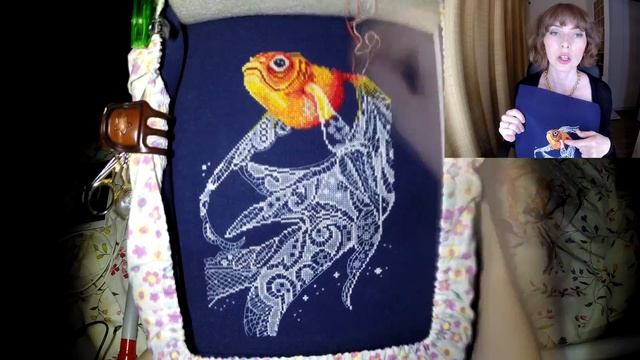 "Исполнительница желаний" от Овен. Финальный отчет. Вышивка крестиком. Cross stitch. смотреть онлайн