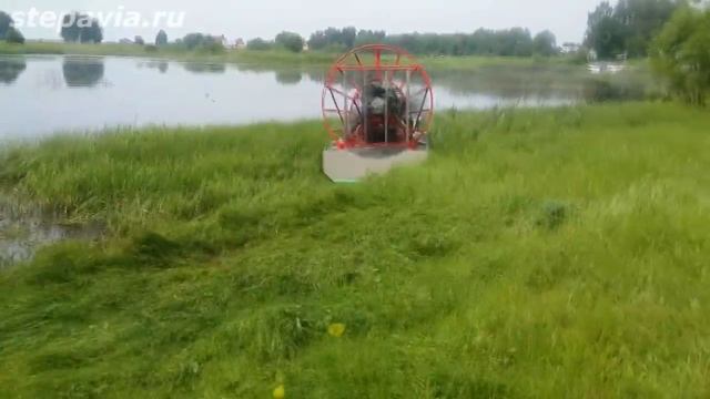 Аэролодка "ШАГ" открытый салон. смотреть онлайн