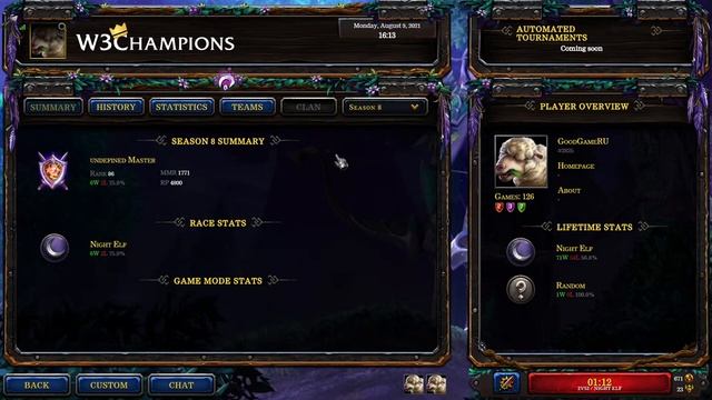 Miker и Abver играют 2 Vs 2 в WarCraft 3 (09.08.2021)