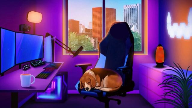 Chill Computer Coding Room Ambience With Keyboard Typing, Mouse Clicking, Printer & Writing Sounds смотреть онлайн