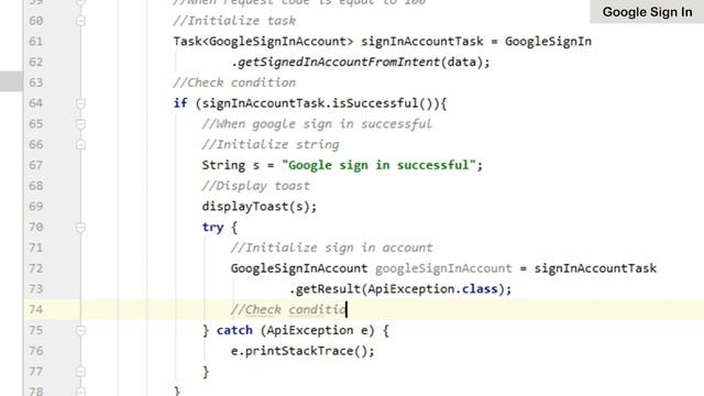 How to Implement Google Sign In With Firebase in Android Studio | GoogleSignIn | Android Coding смотреть онлайн