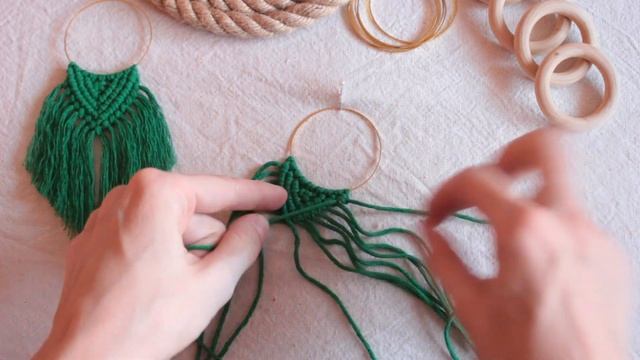 Macrame earrings Tutorial | DIY earrings смотреть онлайн