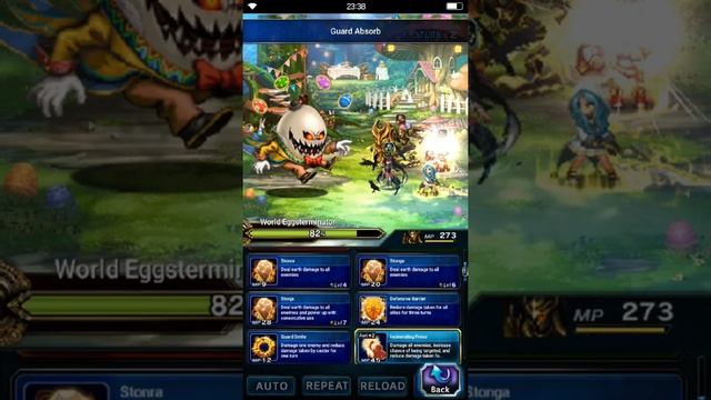 FFBE Armeggeddon World Eggsterminator 3 turn, 4 units, Malphasie + Esther смотреть онлайн