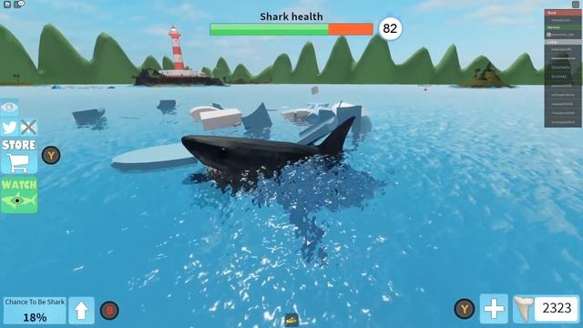 Shark Survival in a Ship?! (Roblox SharkBite Gameplay) смотреть онлайн