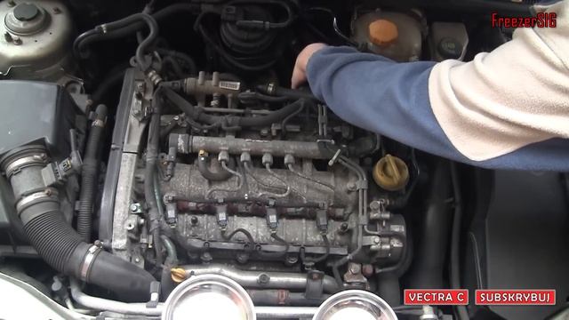 OPEL Vectra C | Demontaż Zaworu EGR. AGR Entfernung. смотреть онлайн