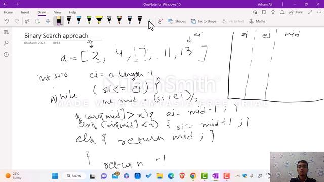 Binary Search in java with its time complexity смотреть онлайн