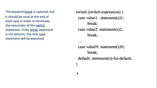 3 6 Selection Switch statements смотреть онлайн