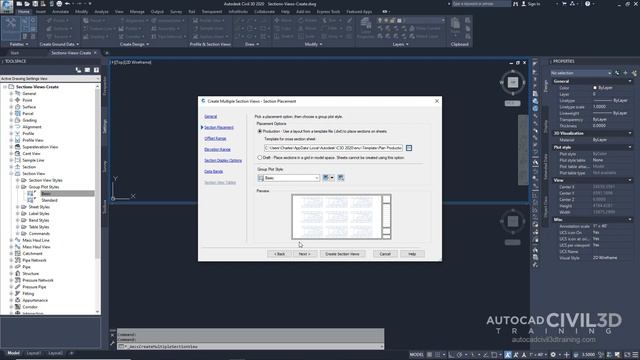 Creating Section Views in Civil 3D 2018, 2019, 2020, 2021 смотреть онлайн