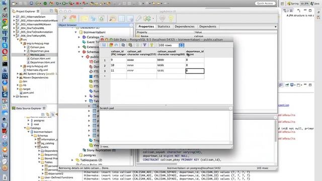 Hibernate Spring 018 Association Mapping – Query – Criteria API – HQL 10 смотреть онлайн